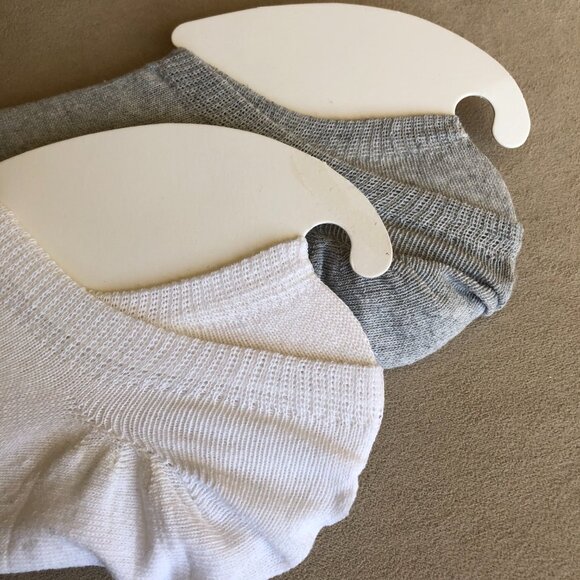 12 Pairs No Show Low Cut Ankle Women Socks White Gray Black Solid Color - Picture 7 of 8